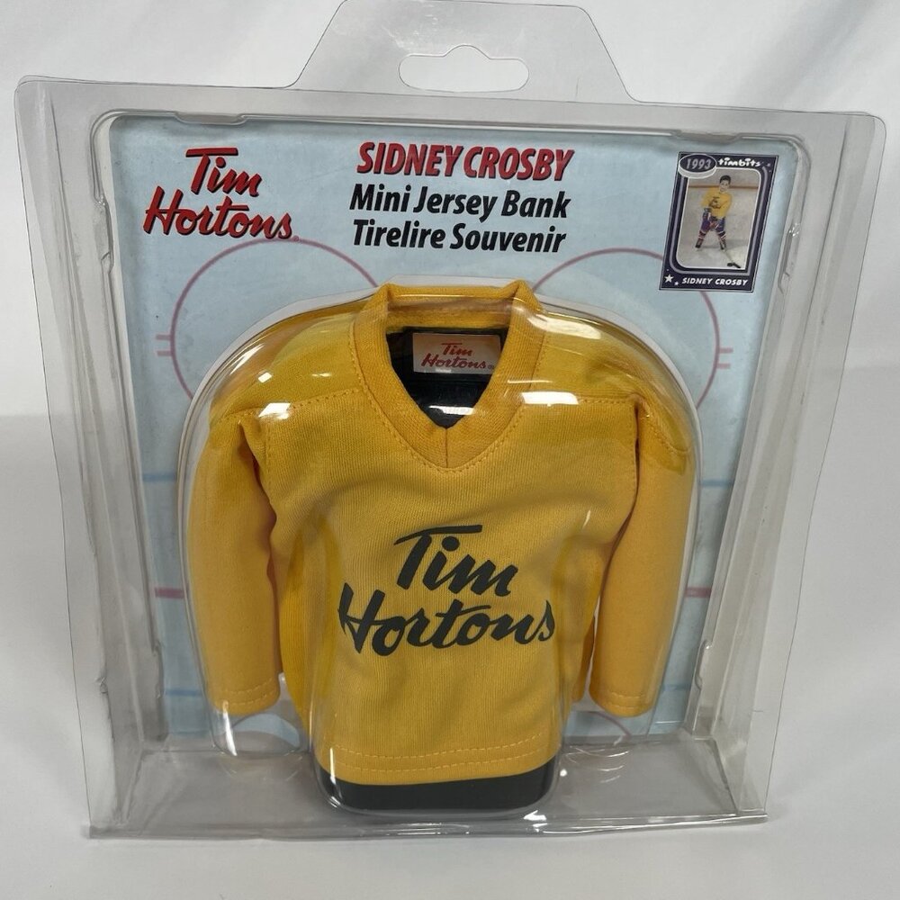 Tim Hortons Sidney Crosby Mini Jersey Bank – Timbits #8 – 2009 Collectible – New